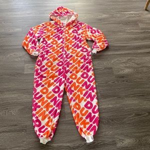 Dunkin Donuts adult sonesie Charli D'Amelio small unisex